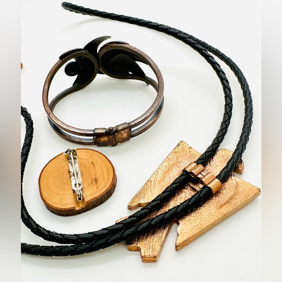 Thunderbird Eagle Bolo Copper Jewelry lot - Picture 11 of 15